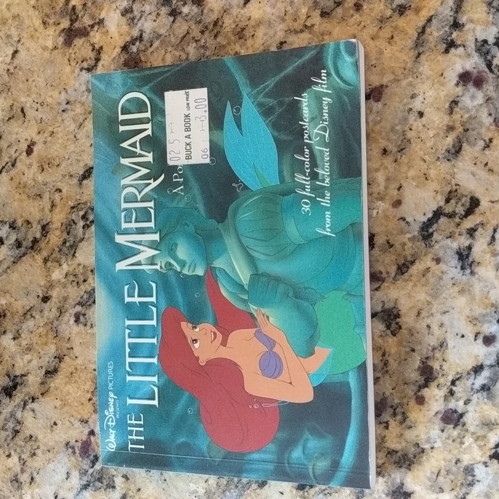 The Little mermaid postcard book